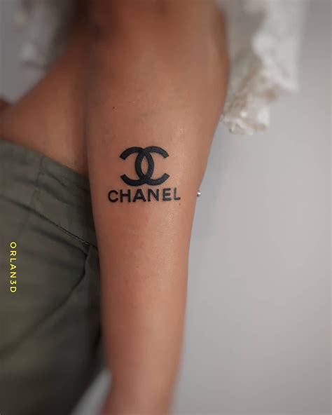 chanel logo tattoo